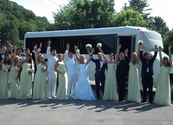wedding party bus ride